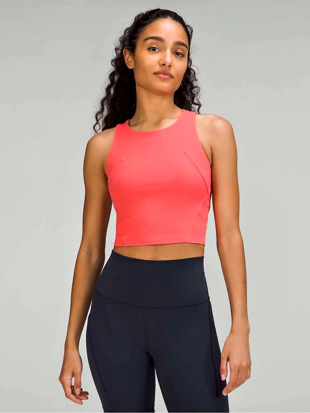 lululemon Invigorate training tank top pale raspberry Size 8